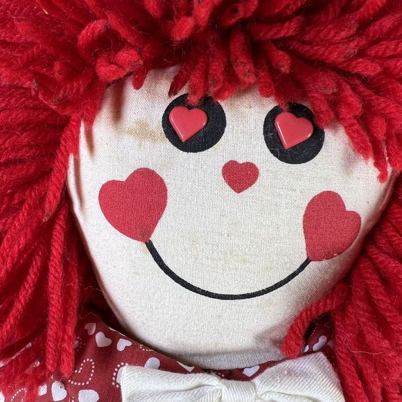 VTG Raggedy Andy Rag Doll 19” Singing & Swaying Sitting Stuffed PBC -Works/Dirty - Picture 4 of 16